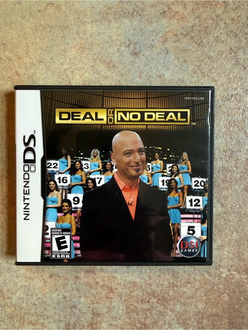 Nintendo Deal or No Deal - Black Case with Blue Dresses